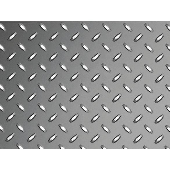Chapa Fina a Quente Xadrez - 1,2 X 6m 4,75mm